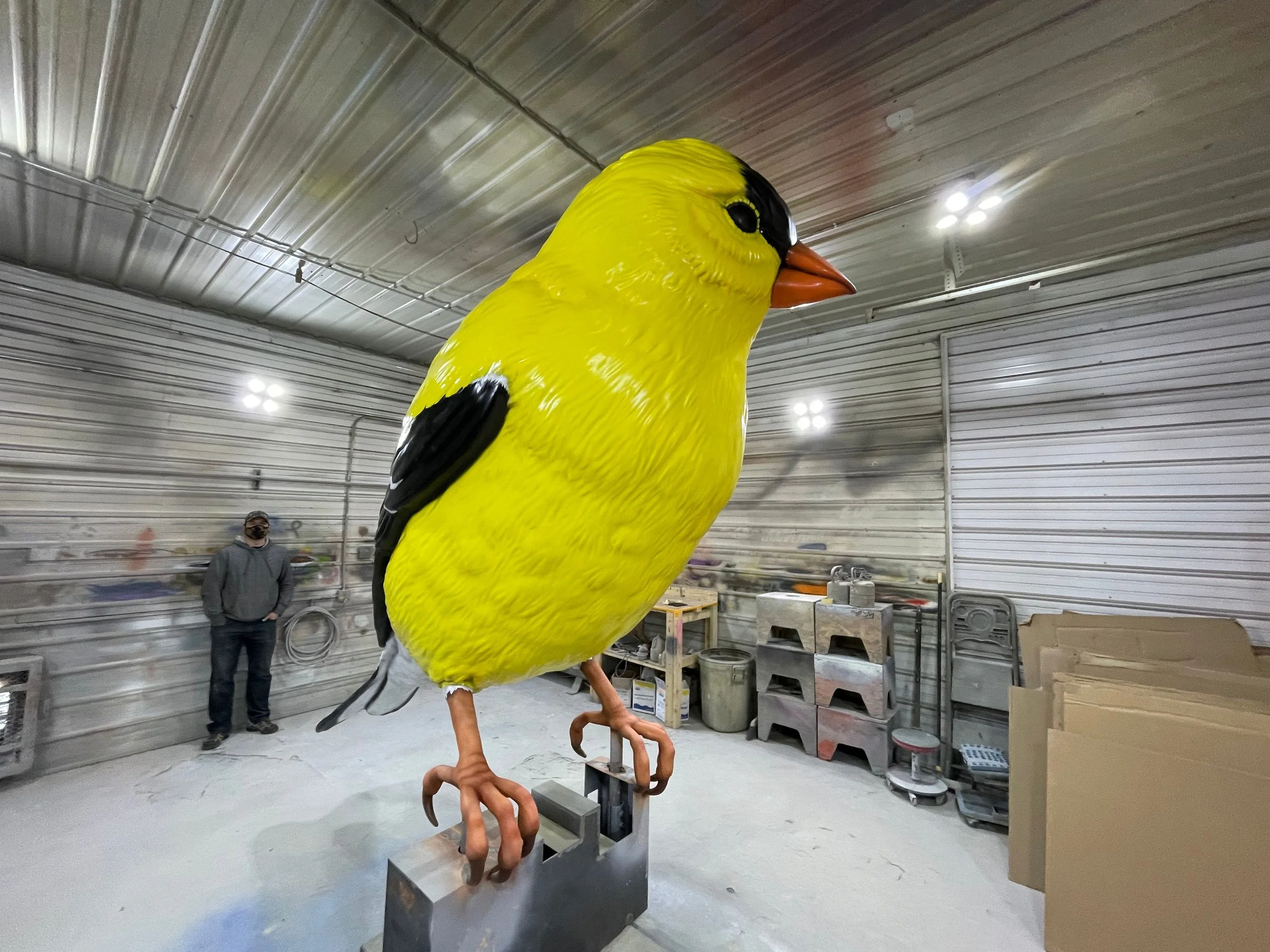 Process in Pictures: Donald Lipski's The Goldfinch — PUBLIC ART